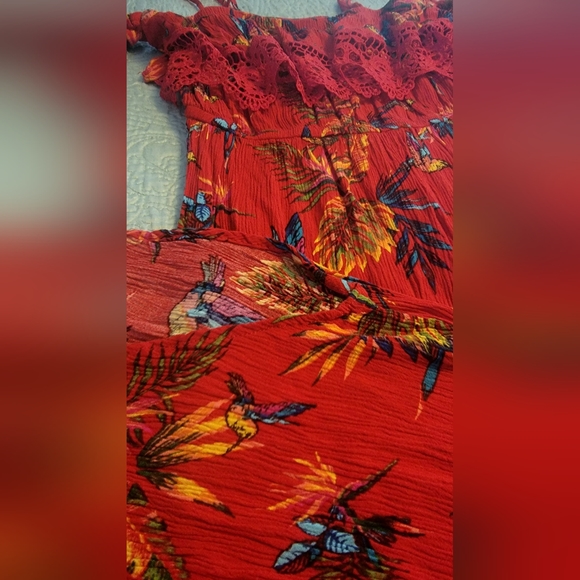 💜4/$20💜No Boundries Red Summer Dress - Picture 2 of 5